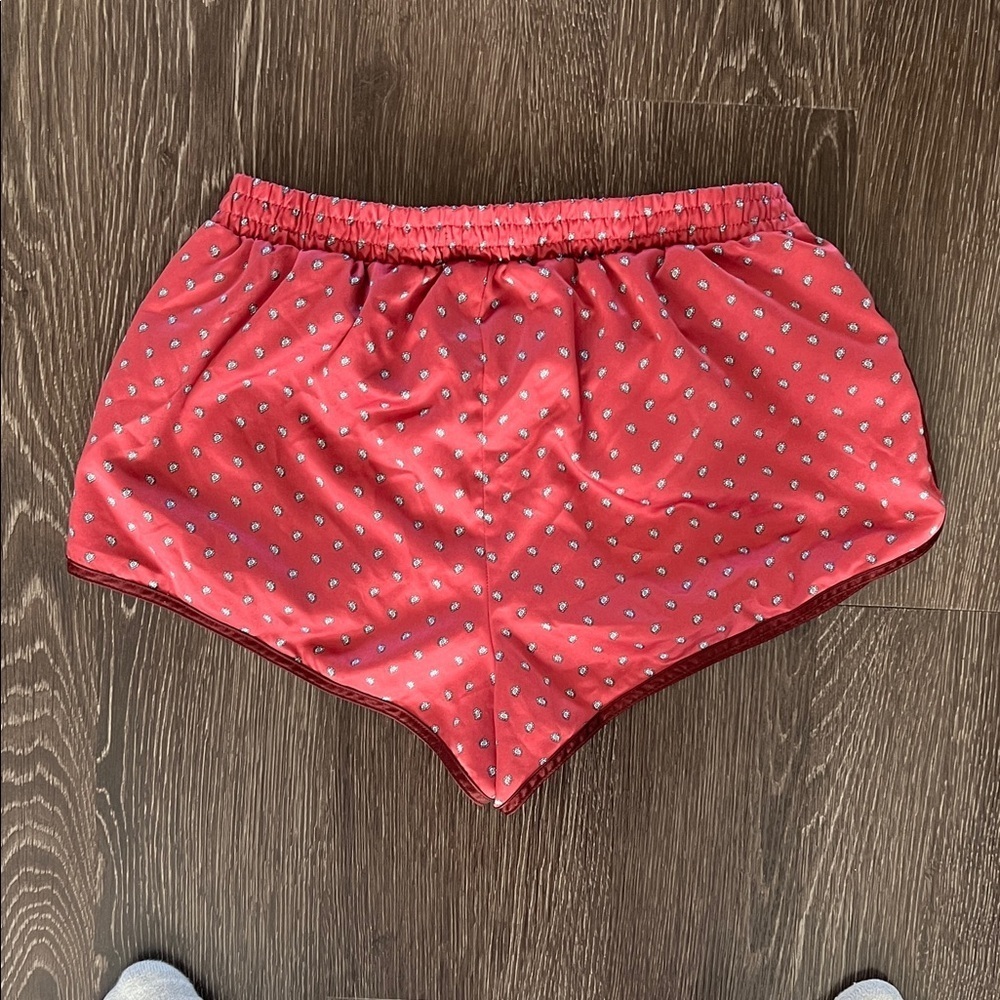 Abercrombie & Fitch Red Polka Dot Pajama Shorts - Picture 3 of 3